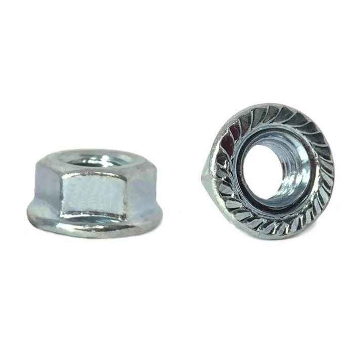 DIN6923 Гайка М10 фл.6 цб зубч