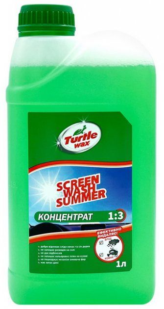 Концентрат літнього омивача автомобільного скла TURTLE WAX 3:1, 1л