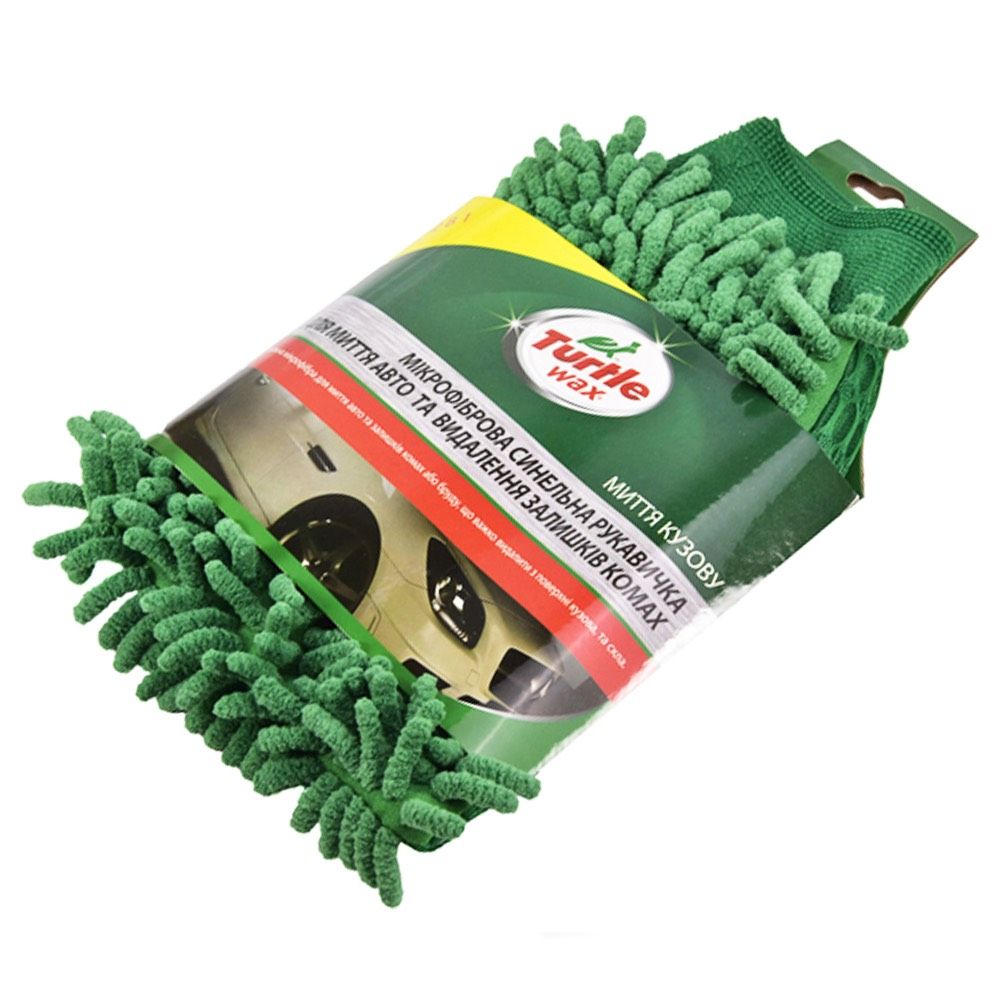 Мікрофіброва синельна рукавиця Turtle Wax для видалення слідів комах 31х20х2 см