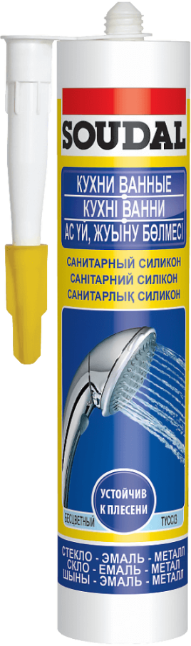 Герметик силікон. саніт. білий 280мл