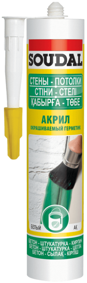 Герметик акриловий білий 280мл