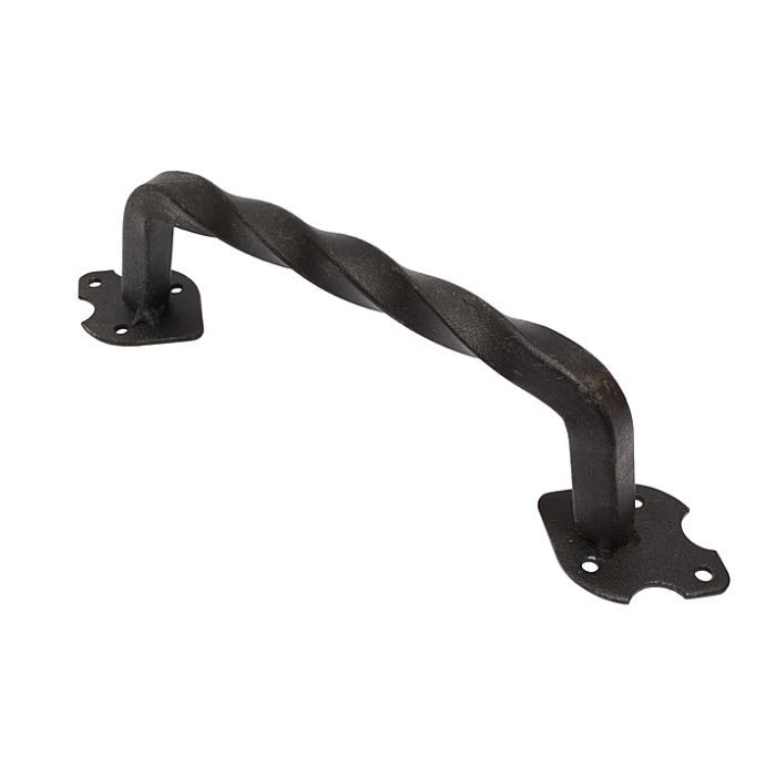 Ручка дверна "Кручена-14" чорний оксамит