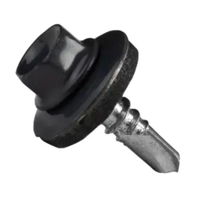 4,8х19 мм RAL 7024-шуруп самосверл. д/металла