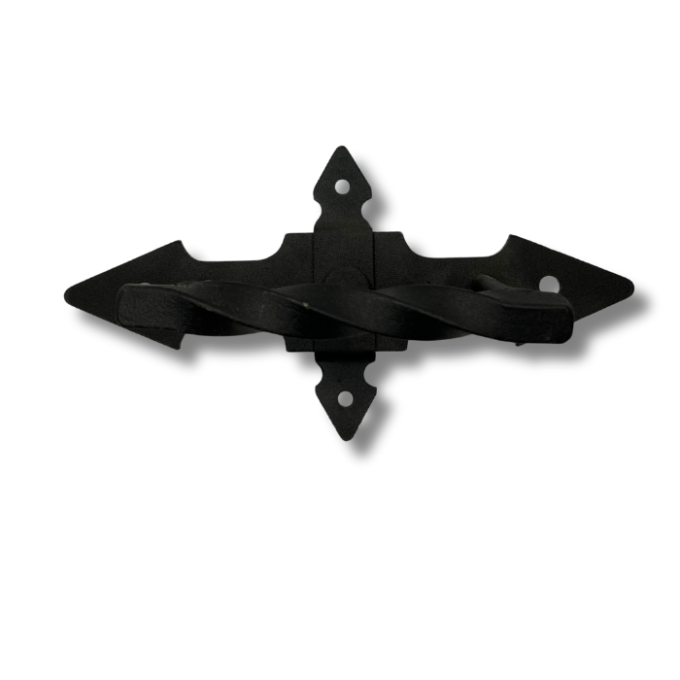 Ручка дверна "Замок" чорний оксамит