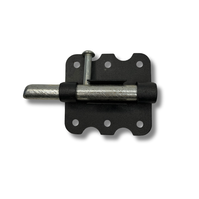 Шпингалет "70" черный бархат (70*65 мм)