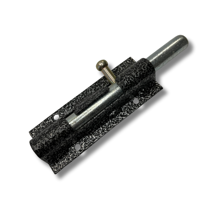 Шпингалет "Карабин-16" серый антик (160*50 мм)