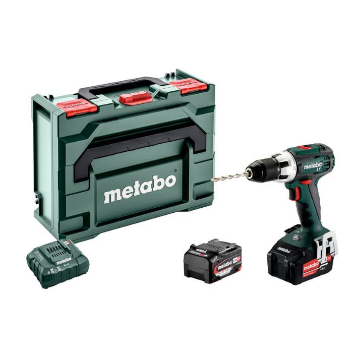 Акумуляторний дриль-шуруповерт Metabo BS 18 LT (602102500); metaBOX 145
