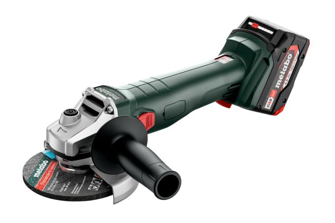 Кутова акумуляторна шліфувальна машина Metabo W 18 7-125