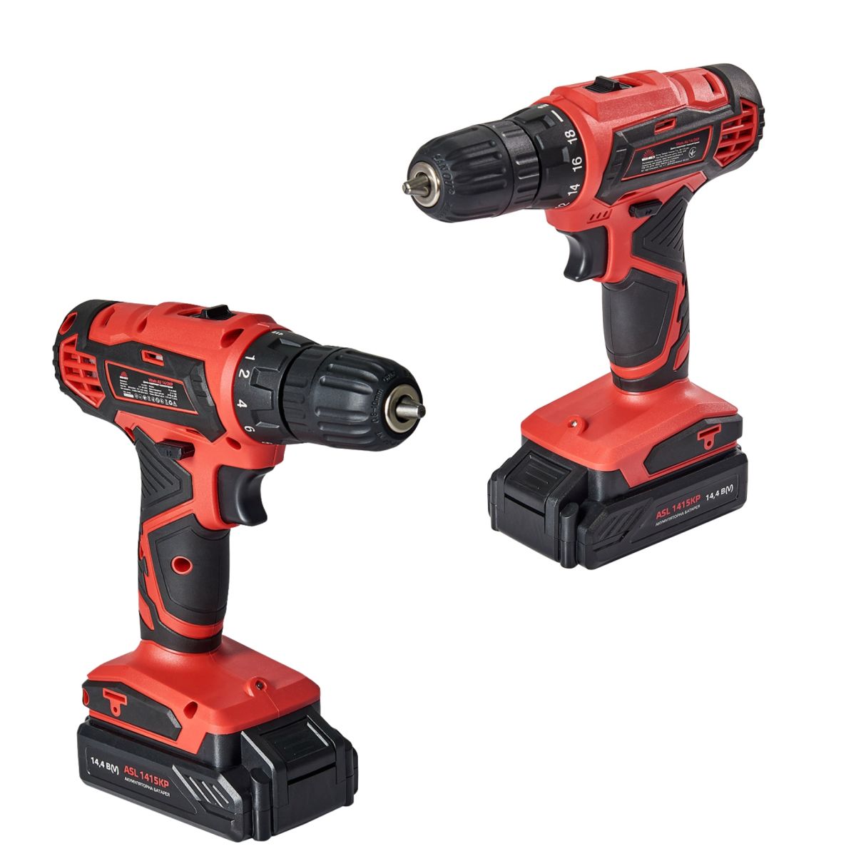 Дриль-шурупокрут акумуляторний Vitals AU 14/2KP