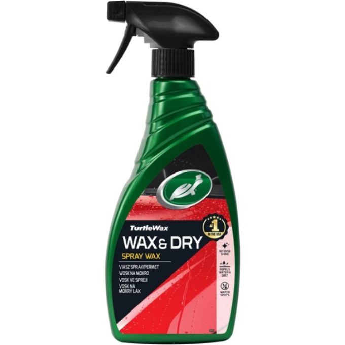Поліроль для вологого кузова Turtle Wax Wax & Dry. 500мл