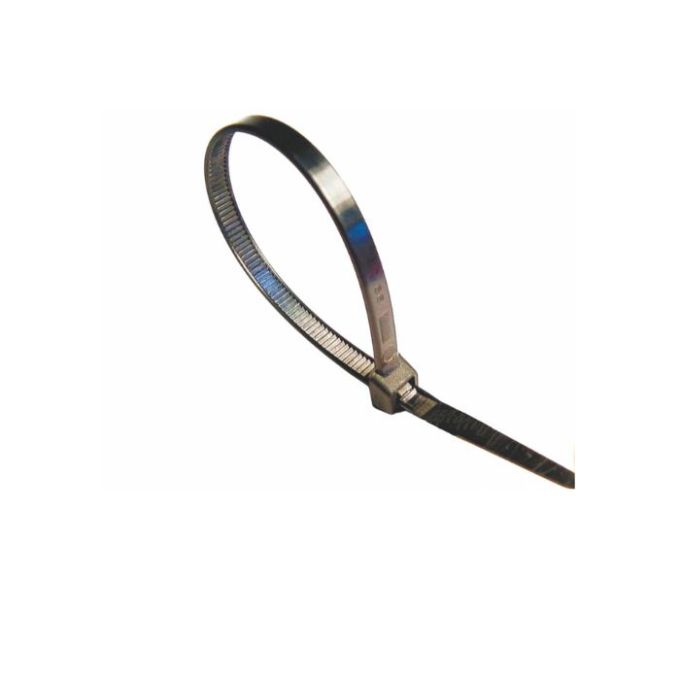 Хомут стяжний капрон.UV чорний 160х4,8 100шт