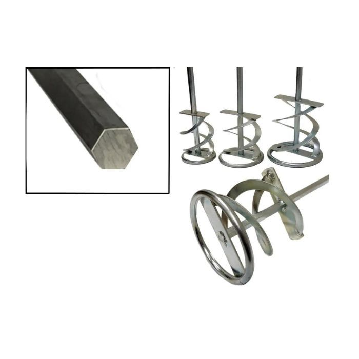 Міксер для сухих сумішей 75*420мм "BlackStar"