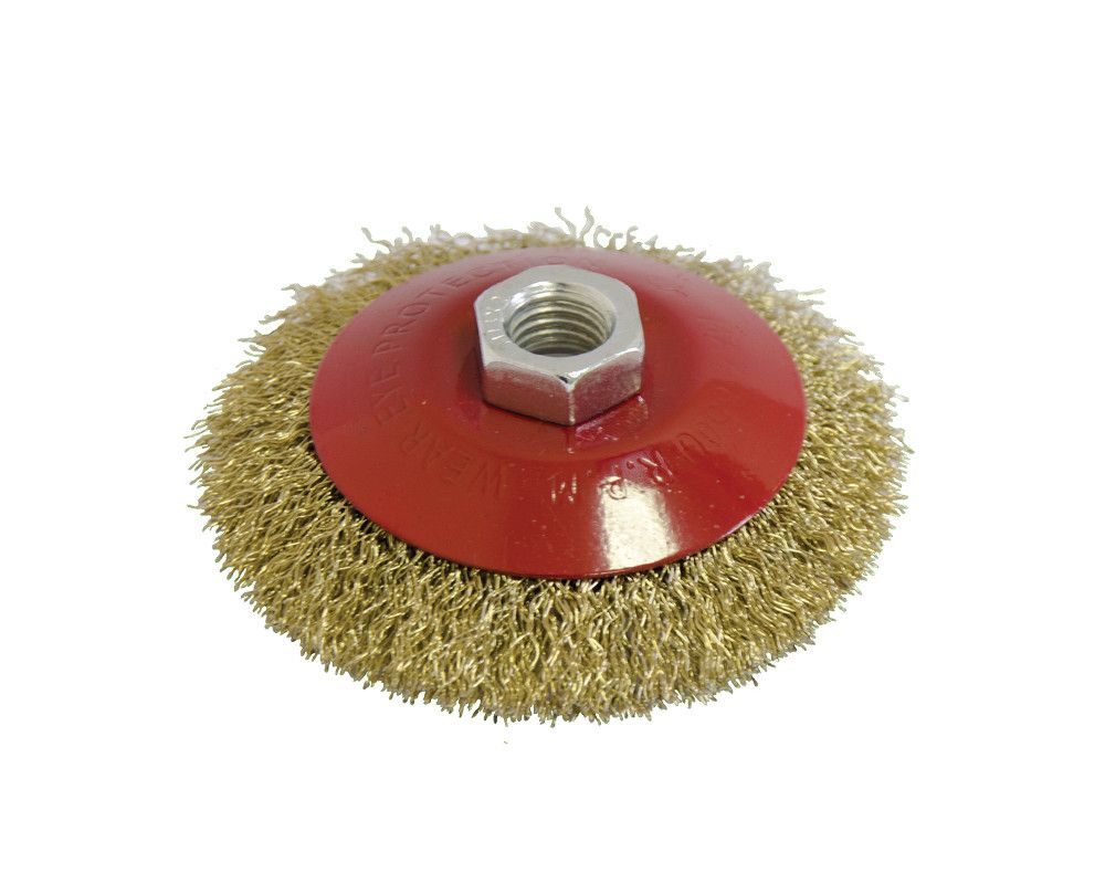 Щітка металева 115мм*М14 для КШМ, тарілка мяка "BlackStar"(100/1)