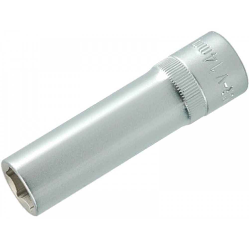 Головка торцева 6-гранна YATO : подовжена, квадрат 1/2", М= 16 мм, L= 76 мм