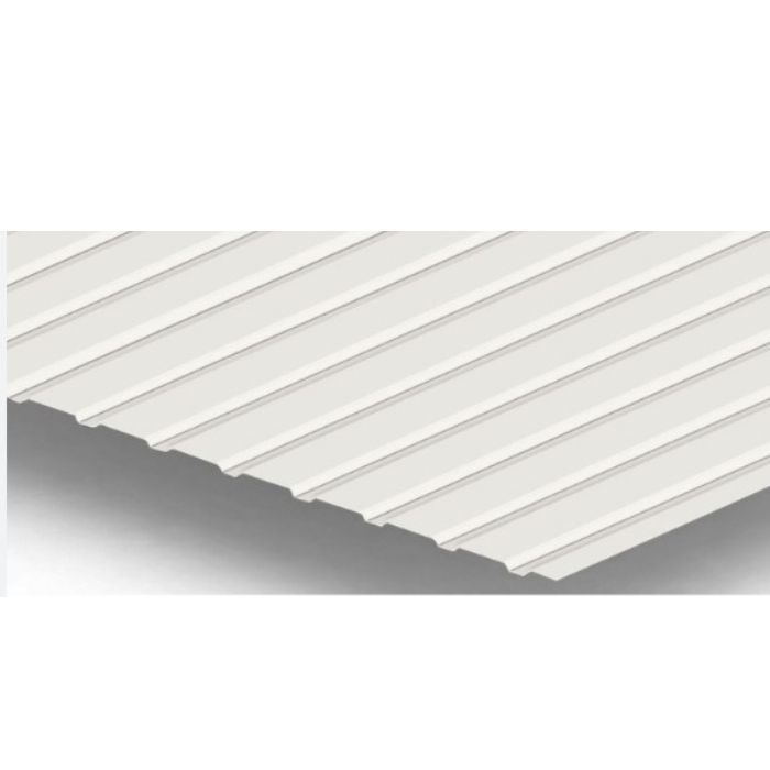 Профнастил ПС-10 оцинк RAL 9006 (Біло-алюмінієвий) 0,45х1200х2550мм (3.06м2)
