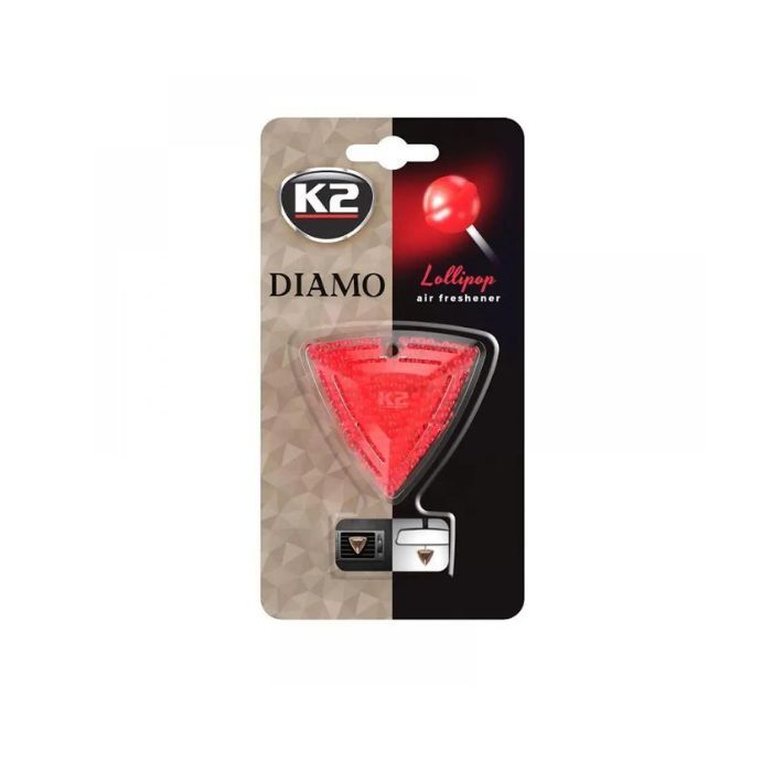 Автомобільний ароматизатор (освіжувач) повітря "льодяник"/K2 DIAMO LOLLIPOP 15G