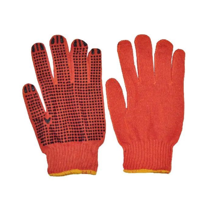 Рукавиці ХБ помаранчеві (12шт) ПТ-0438