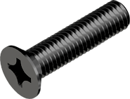 DIN965 Гвинт М4х8 пот/гл Delta чорн PH