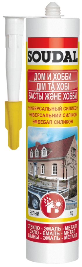 Герметик силікон. унів. чорний 280мл