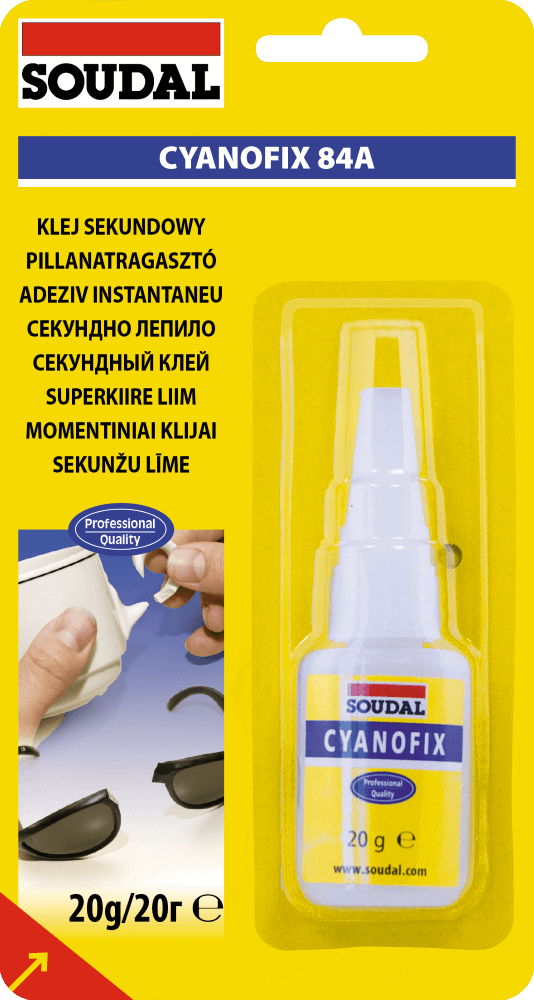 Секундн. клей CYANOFIX 84А 20гр