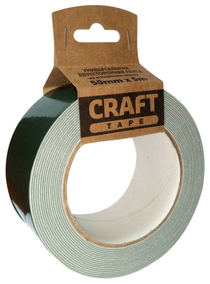 HPX Стрічка 2-ст.спінен.50мм*5м зелен. FT5005