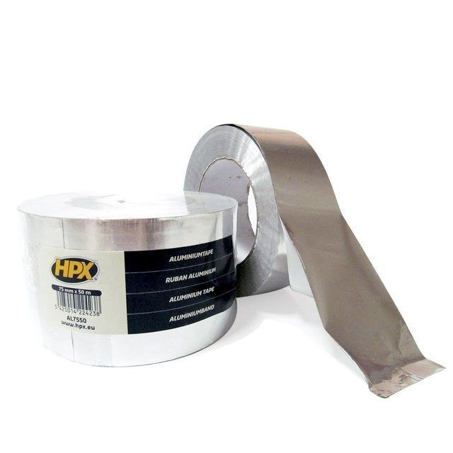 HPX Скотч алюмінієвий 75мм*50м AL7550