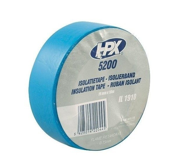 HPX Ізострічка ПВХ/5200/19*10м синя IL1910