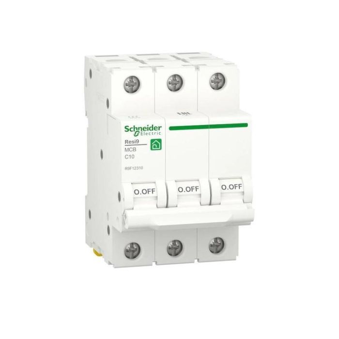 Автоматичний вимикач Schneider Electric RESI9 6kA 3P 10A C