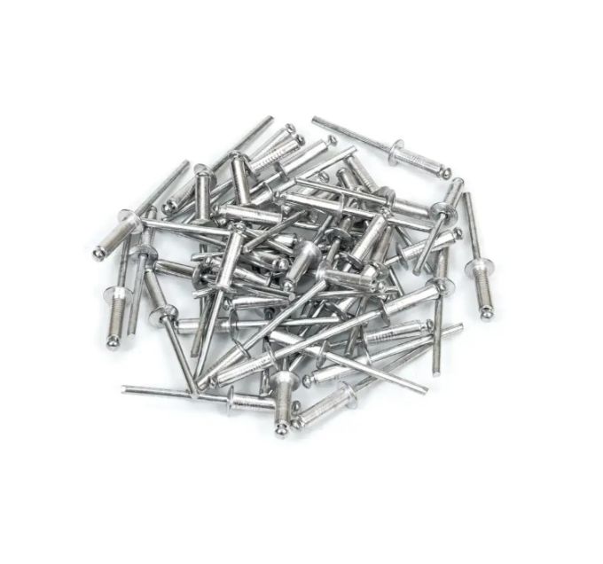 Заклепки алюмінієві 4.8 * 10 мм (товщина 3-5 мм), 50 шт, ТМ Kubis