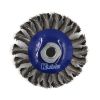 Щітка-крацовка конічна для УШМ Ø125 мм, сталева жгутована, ТМ Kubis
