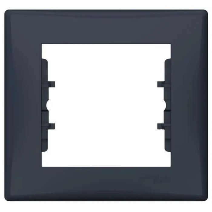 Рамка 1-постовая Sedna, графит
