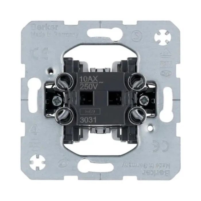 Вимикач 1-полюсний одноклавішний 10АХ/250В