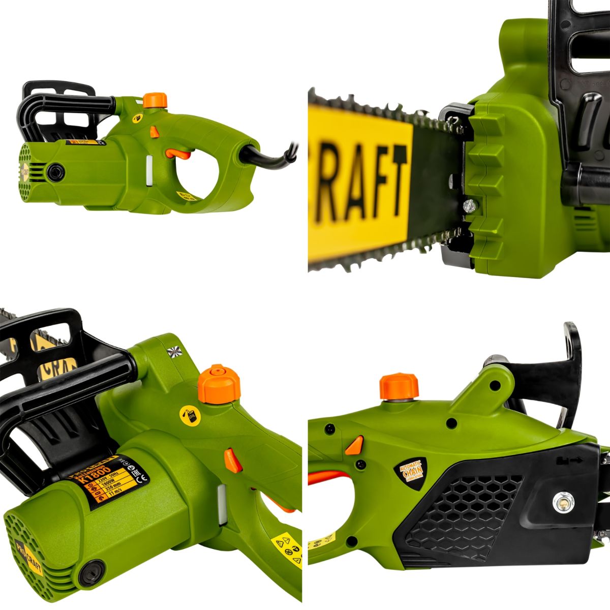 Цепная пила Procraft K1800 боковая