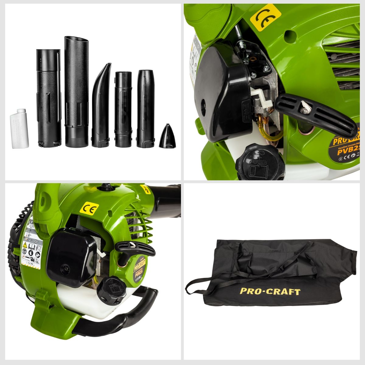 Пилосос-повітродувка бензиновий Procraft PVB25