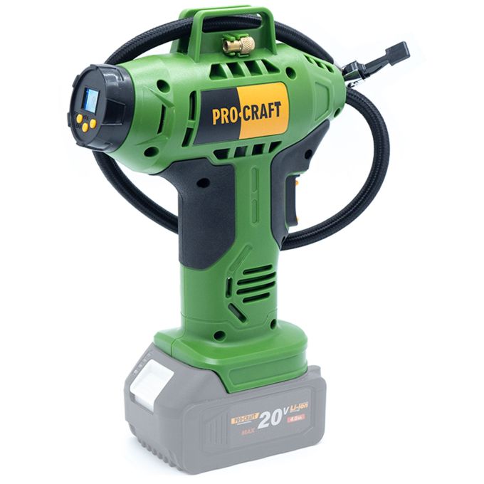 Акумуляторний повітряний компресор Procraft LK20 (Без АКБ та ЗП)*