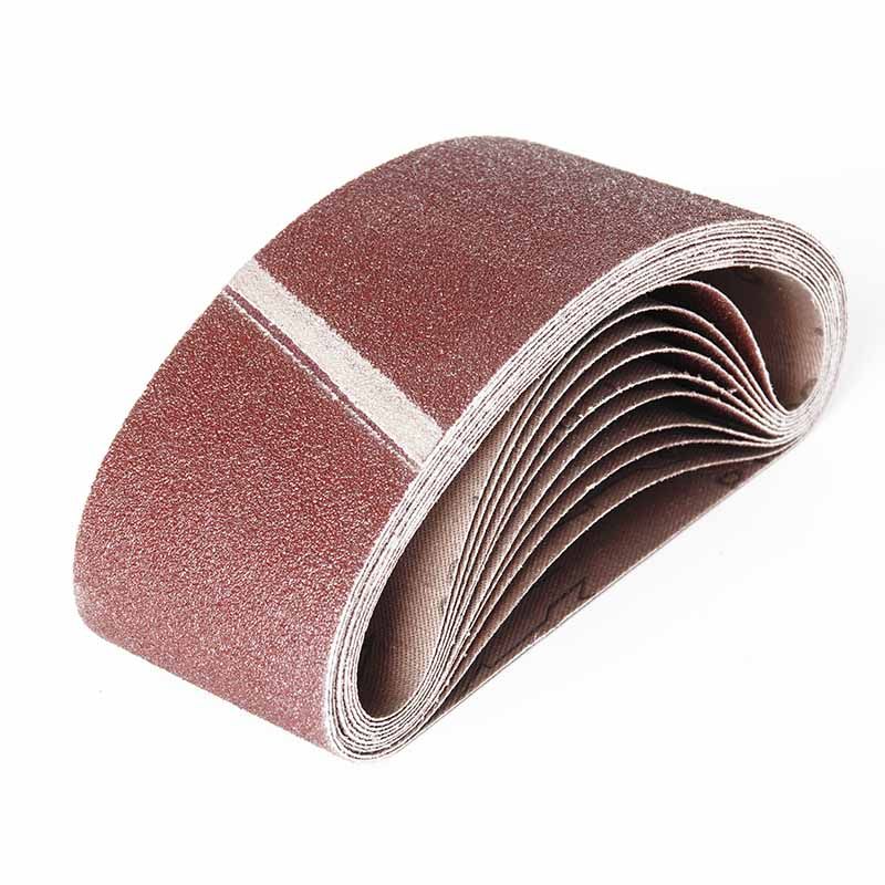 Стрічка шліфувальна нескінченна 75*457 мм Р80 (10шт.) (APRO)