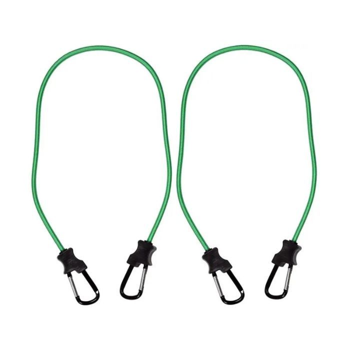 Стяжки еластичні з карабінами VOREL : l= 100 см, Ø=8мм, 2 ш