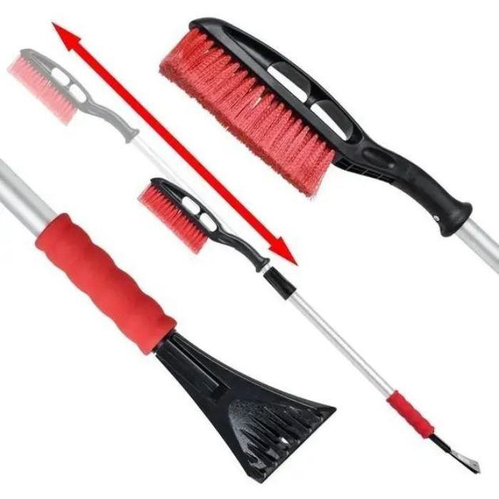 Щітка зі скребком телескопічна 68 - 86см