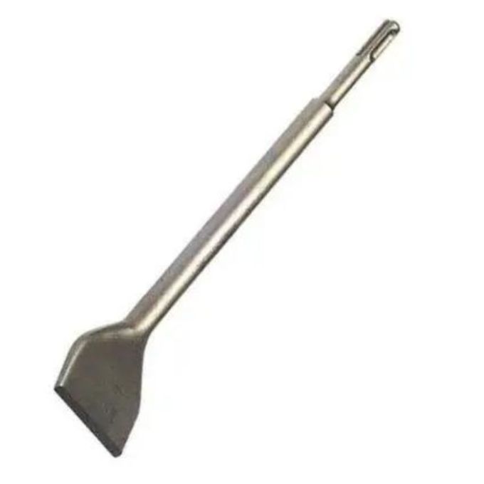 Зубило для плитки плоске зігнуте SDS-Plus 60 мм, 400*17 мм, ТМ Kubis