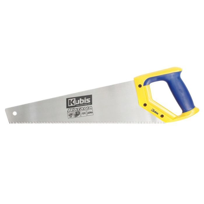 Ножівка по дереву 400 мм KATANA, 7TPI, загартований зуб, 3-D загострення, ТМ Kubis