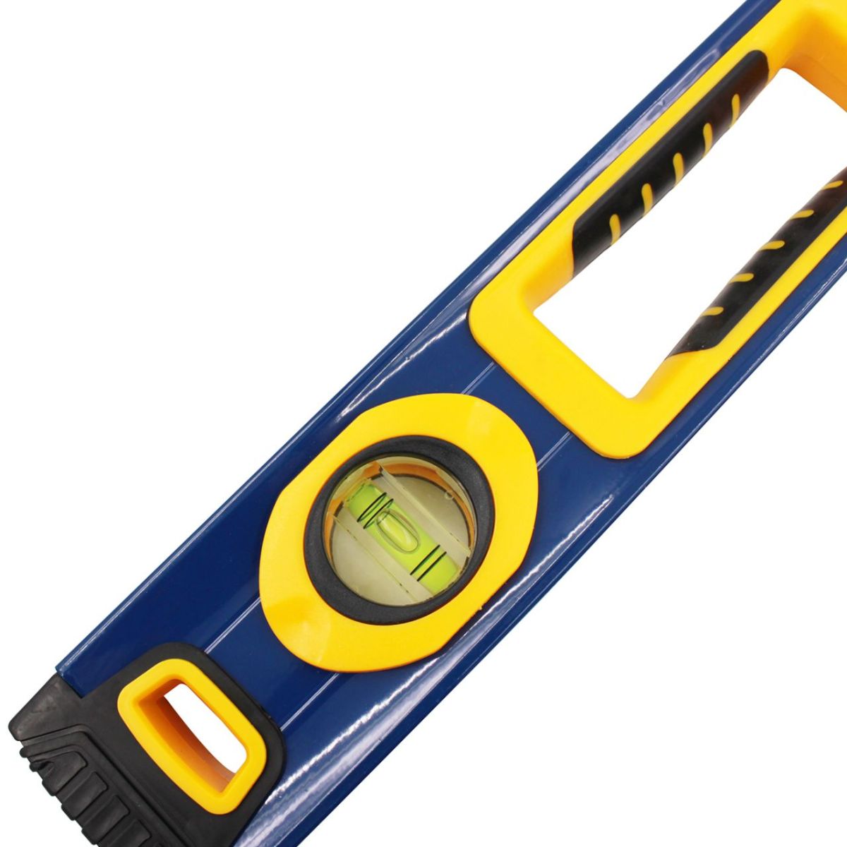 Рівень з ручками 400 мм, точність 0,5 мм/м, регулюєма капсула 360 *, протиковзкі упори, ТМ ТМ Kubis