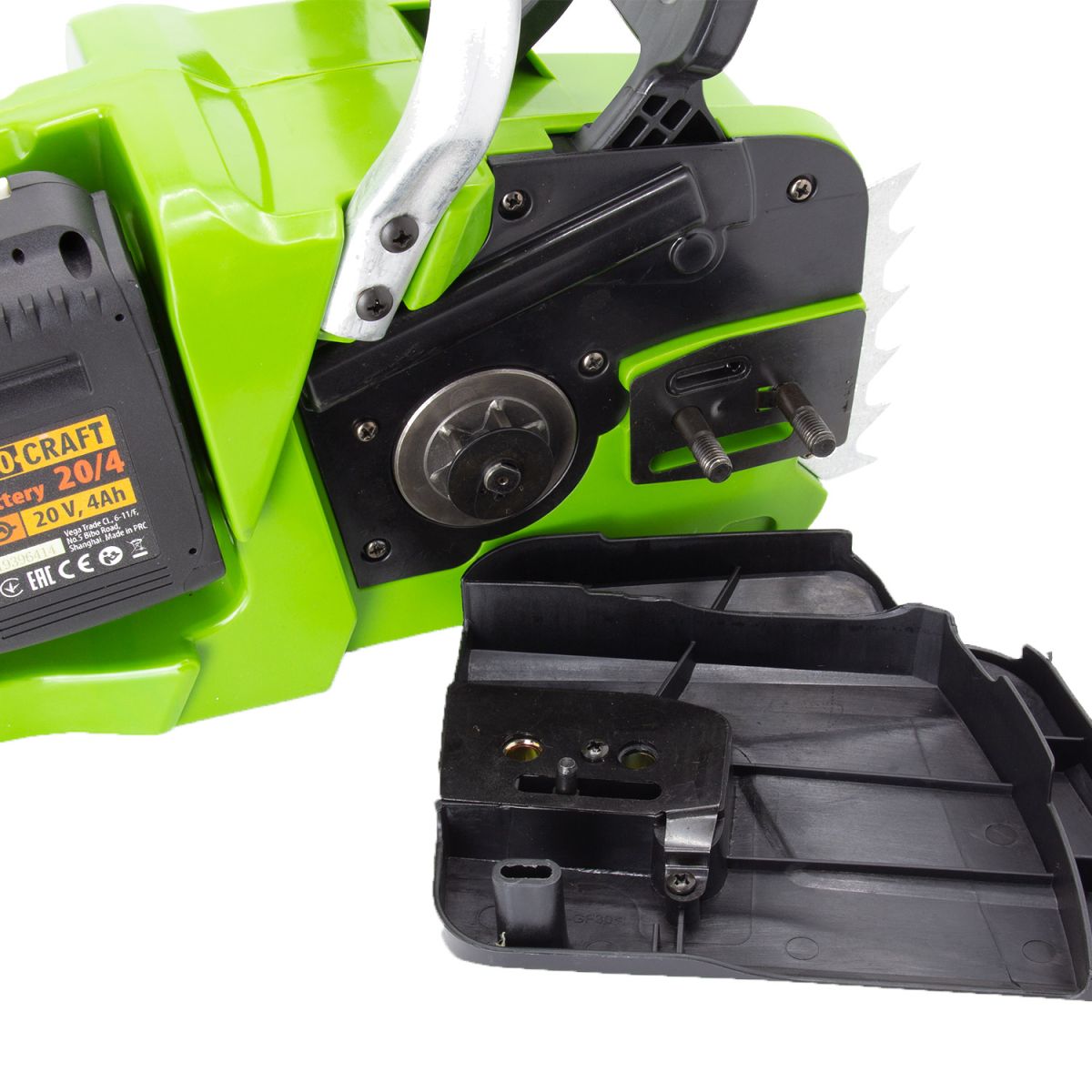 Аккумуляторная пила Procraft PCA40/2 + 2 акб 4Ач + ЗУ charger20/2 + Масло для цепи 1л