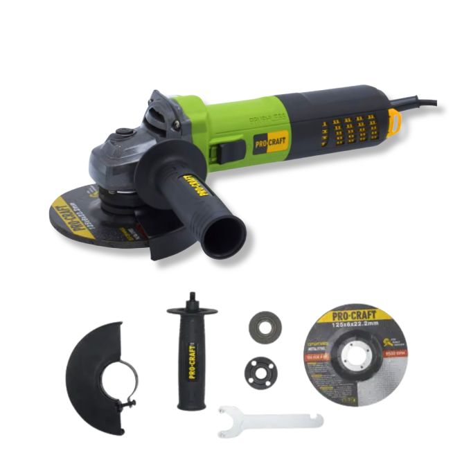 Кутошліфувальна машина безщіткова Procraft PW2200 125 мм