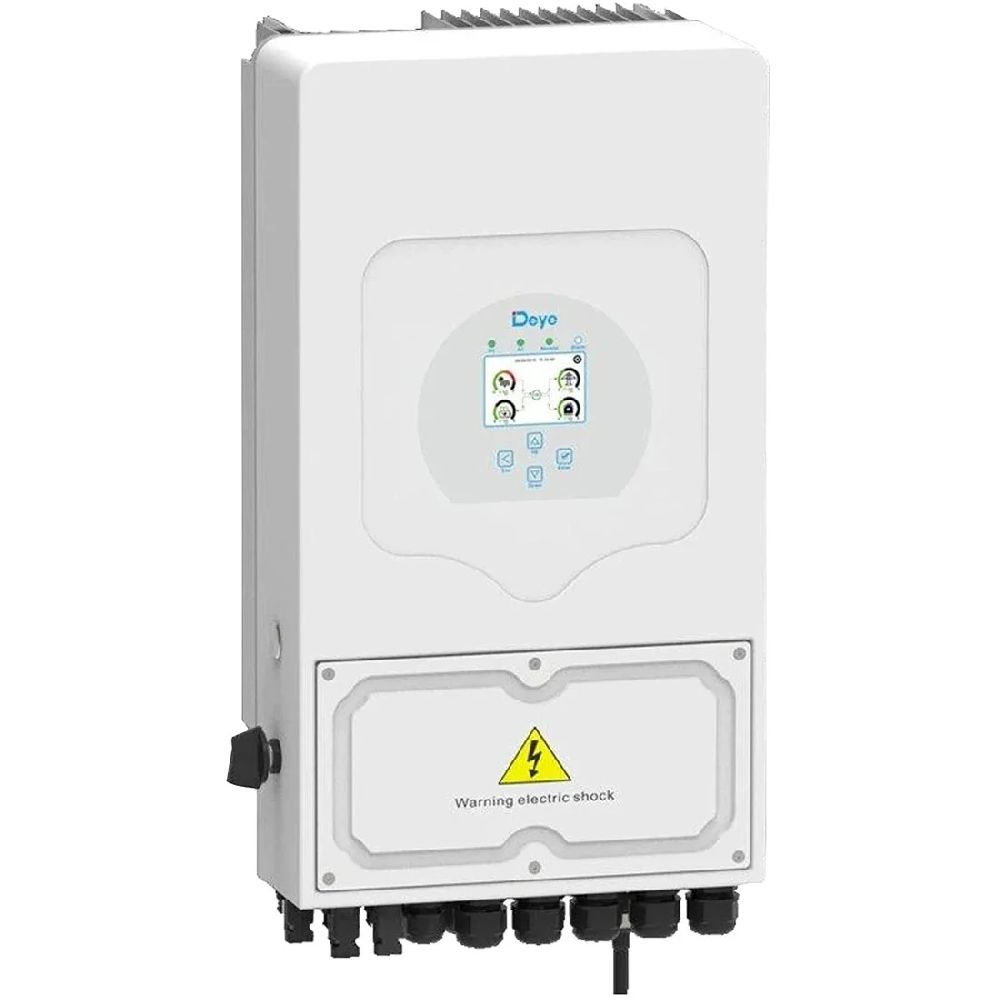 Гібридний інвертор Deye SUN-8K-SG01LP1-EU, 48 В, 8000 Вт, 1 фаза (безперебійник, UPS, ДБЖ)