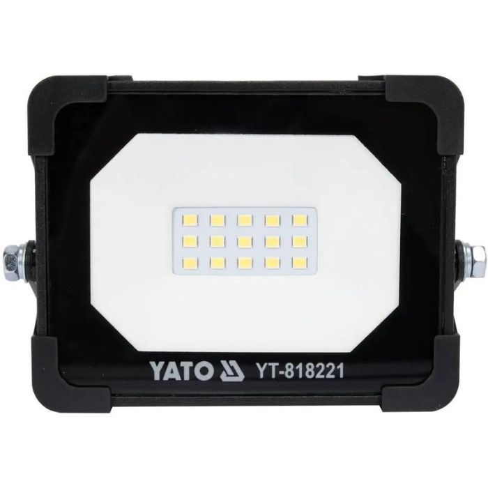 Прожектор YATO Світлодіодний SMD 10Вт, 230В, 950Лм, 15 діодів, 115х98х32 мм