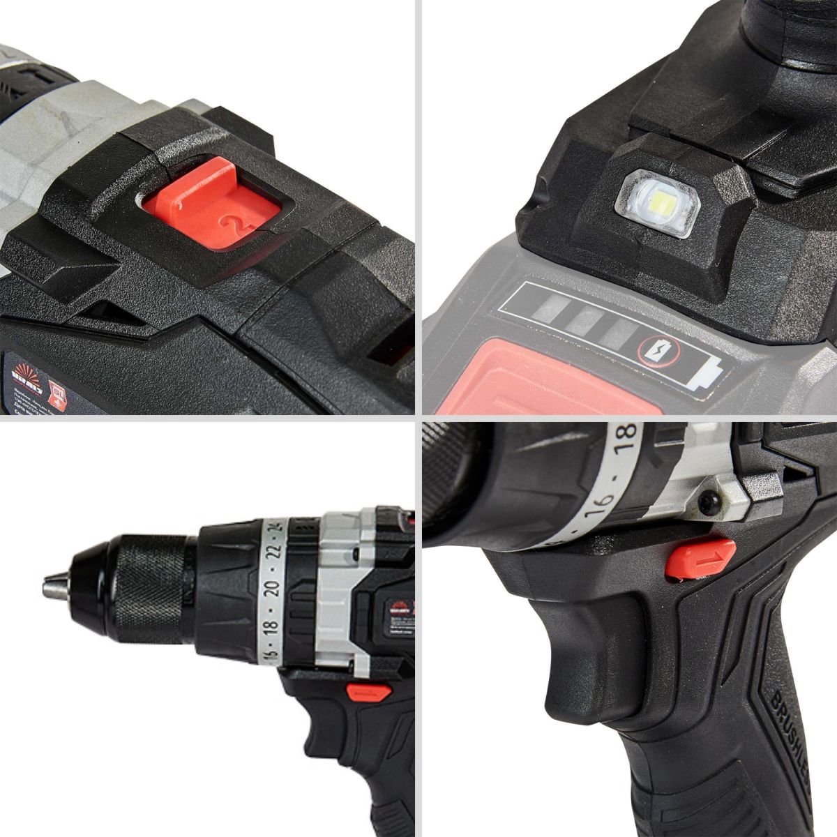 Дриль-шурупокрут акумуляторний Vitals Professional AU 1870 BS SmartLine+