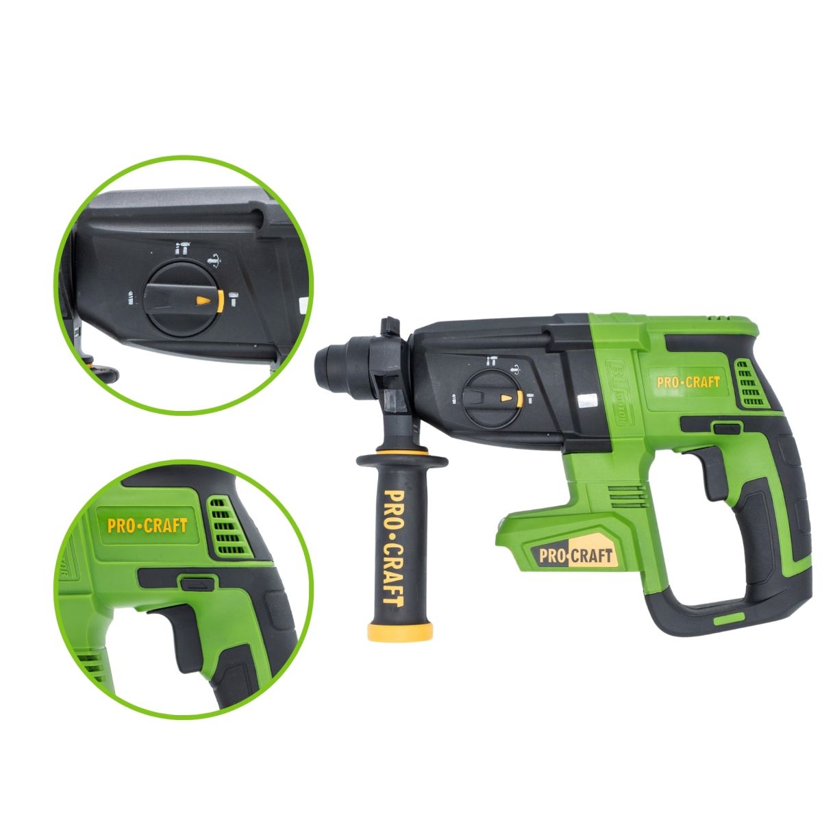 Акумуляторний перфоратор Procraft PHA40 (без АКБ та ЗП)