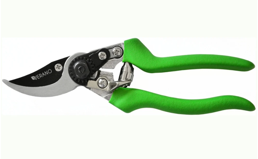 Секатор 220мм, зріз косий VERANO