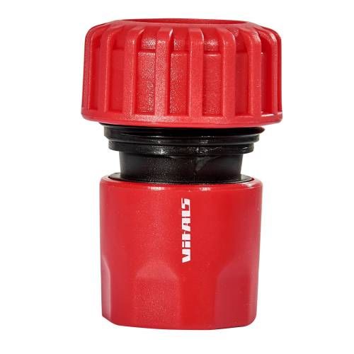 Коннектор 3/4" с аквастопом для шланга 3/4" Vitals