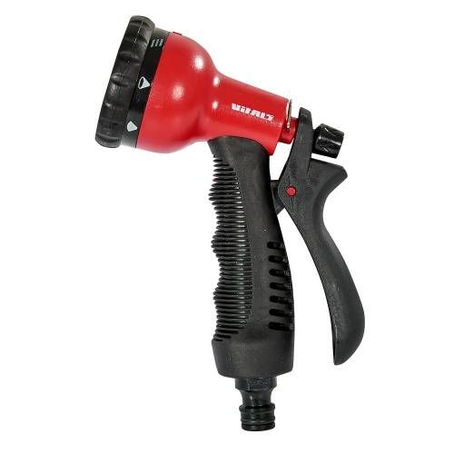 Пістолет-розпилювач 8-позиційний + адаптер з різьбленням 1/2", 3/4" та 2 конектори для шланга 1/2" V